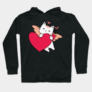 cat cupid Hoodie